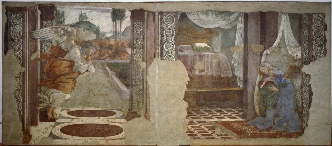 Annunciáció S.Martino alkotó: Sandro Botticelli