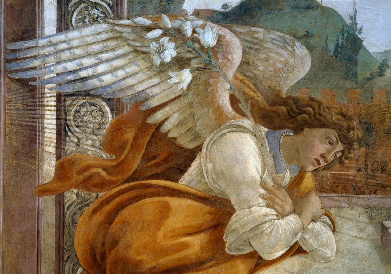 Angyali üdvözlet: S. Martino alkotó: Sandro Botticelli