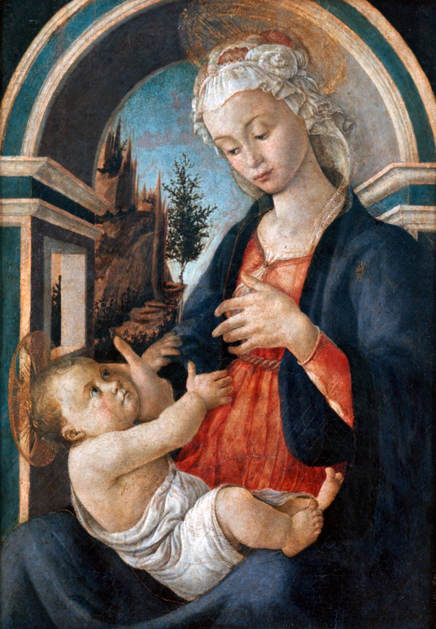 Szűz és gyermek, c1444-1510 alkotó: Sandro Botticelli