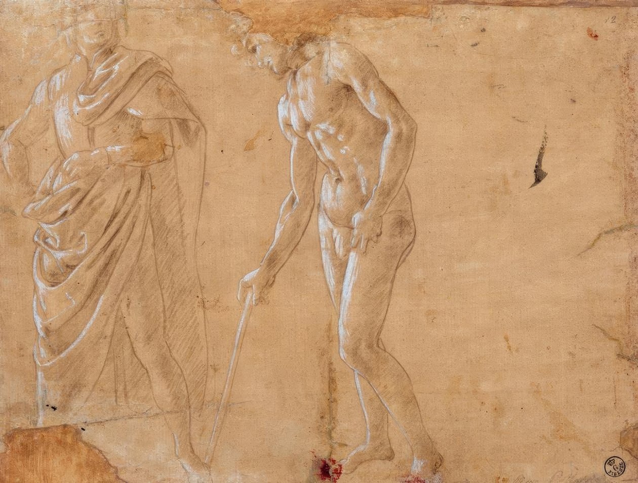 Két ábratanulmány alkotó: Sandro Botticelli