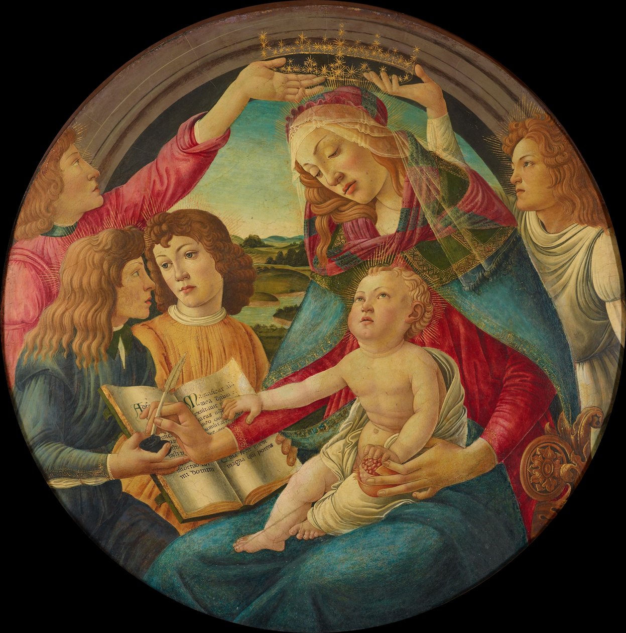 a „Magnificat-i Madonna” után készült másolat alkotó: Sandro Botticelli