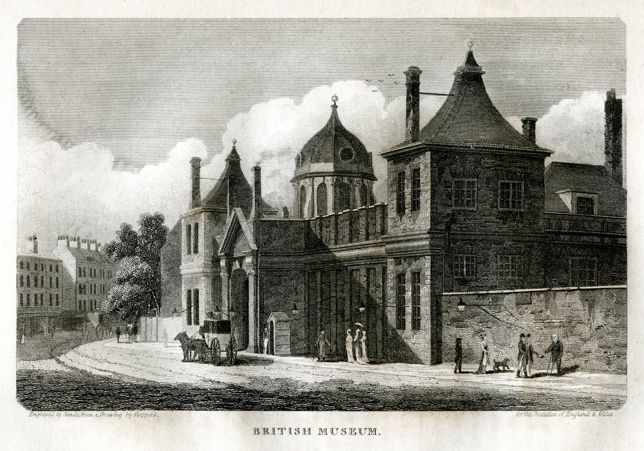 British Museum, London, 1810. alkotó: Sands
