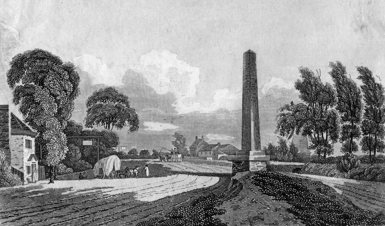 Hadley Highstone, Barnet közelében, 1805. alkotó: Sands
