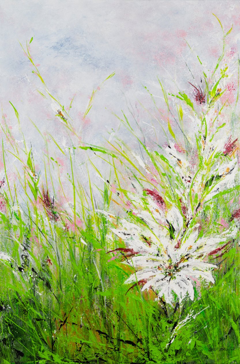 Flora, 2022 (akril, vászon) alkotó: Sandy Iseli
