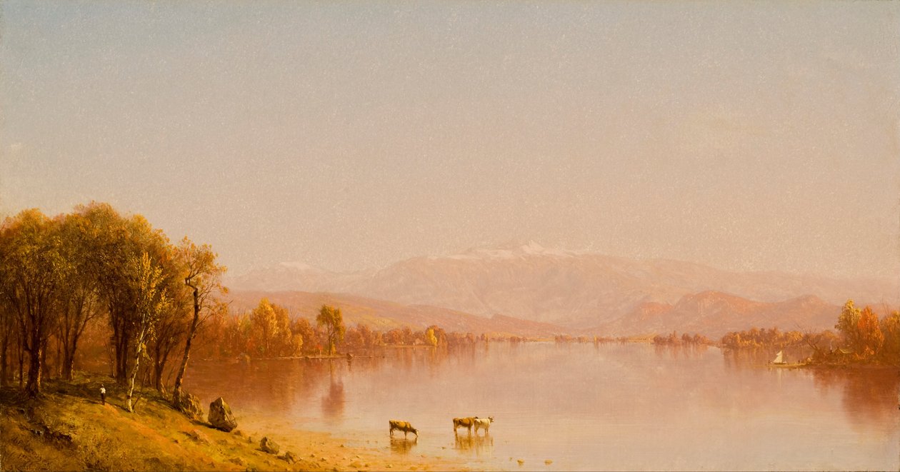 Indiai nyár a Fehér -hegységben alkotó: Sanford Robinson Gifford