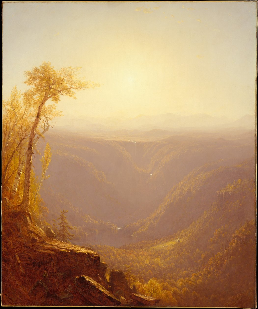 Szurdok a hegyekben (Kauterskill Clove) alkotó: Sanford Robinson Gifford