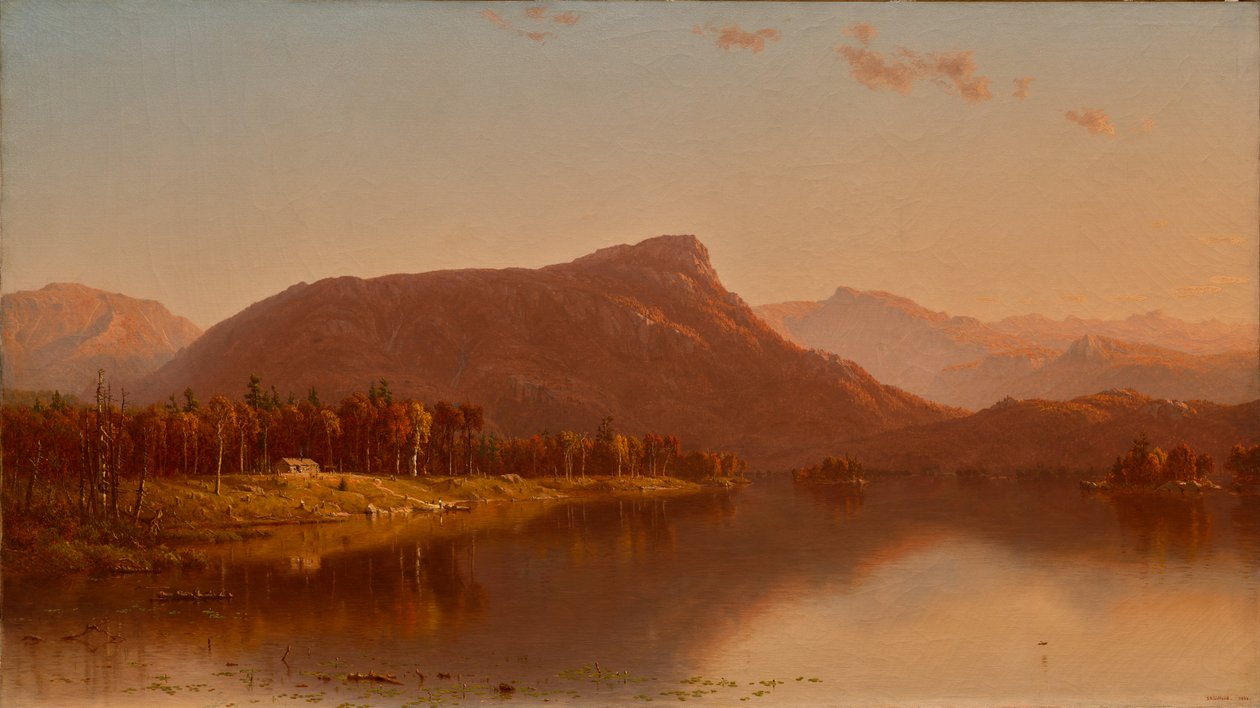 Otthon a vadonban alkotó: Sanford Robinson Gifford