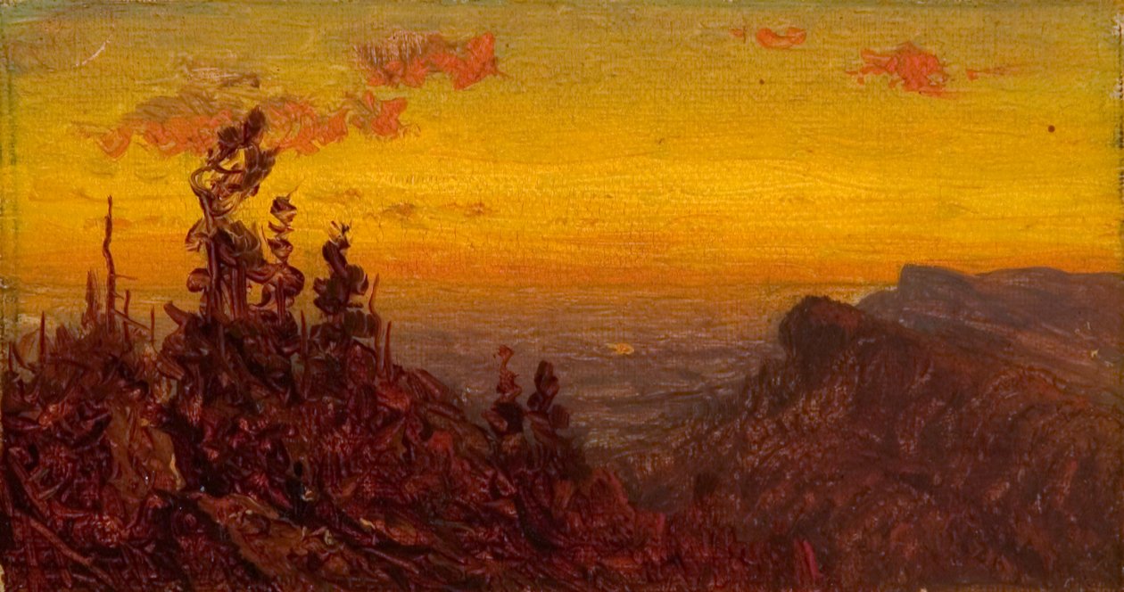 A Shawangunk-hegységből alkotó: Sanford Robinson Gifford