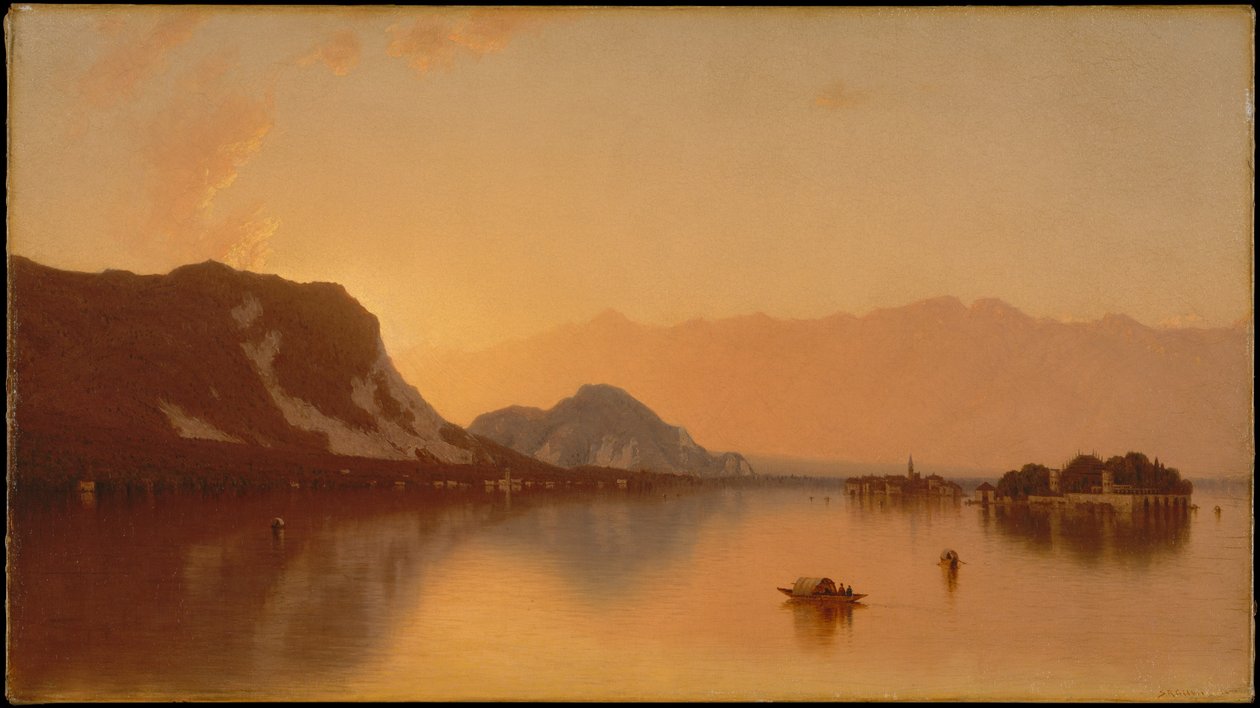 Isola Bella a Lago Maggiore tavon alkotó: Sanford Robinson Gifford