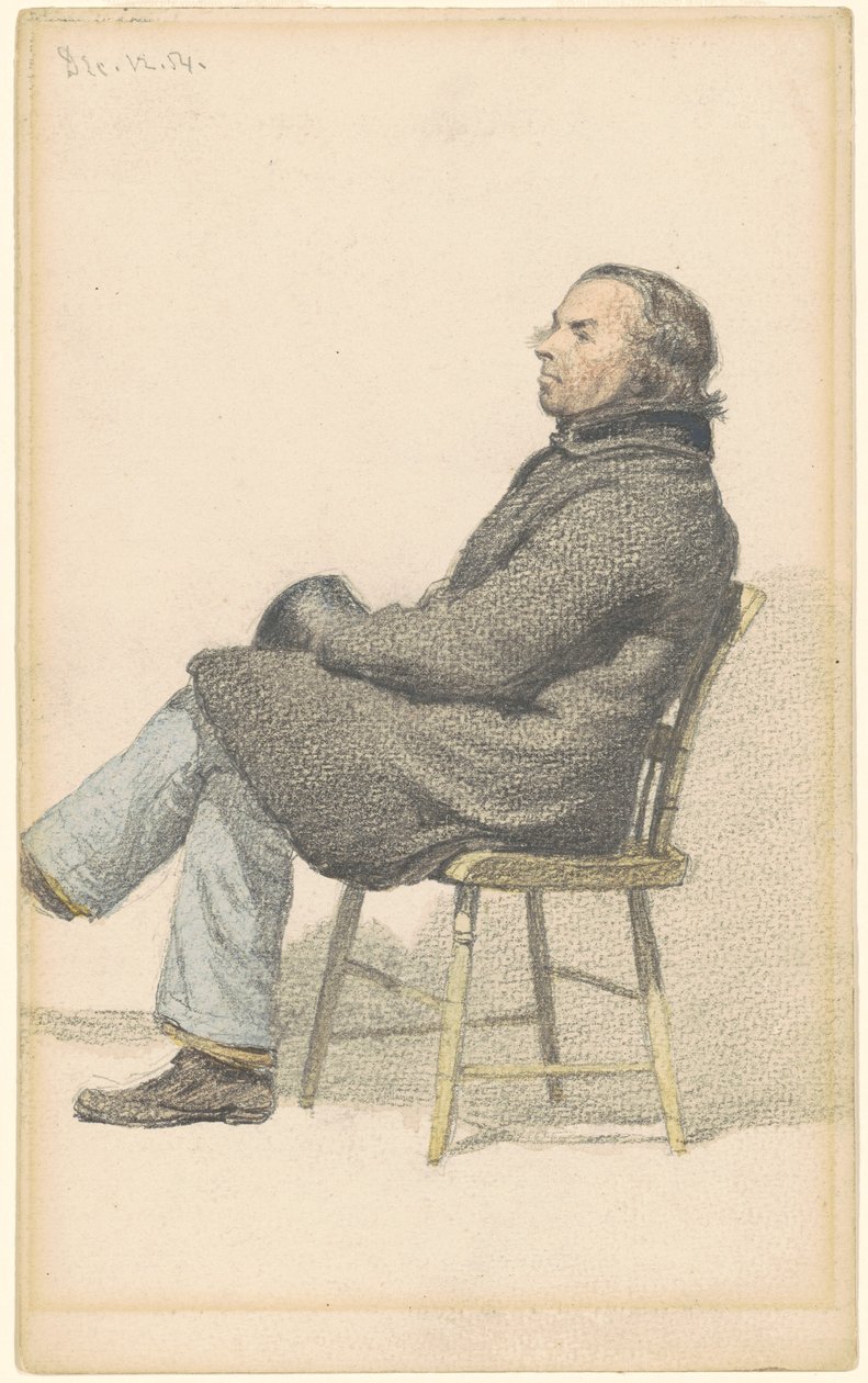 Férfi Hitchcock székben ül alkotó: Sanford Robinson Gifford