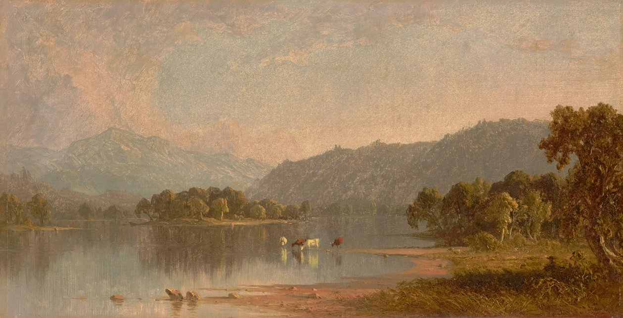 Mount Washington a Saco folyó felől 1858 (Olaj, vászon) alkotó: Sanford Robinson Gifford