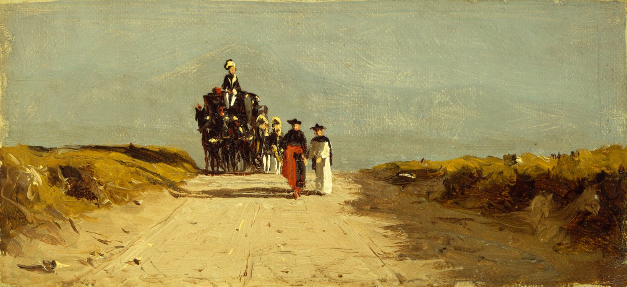 A római Campagnán (olaj, vászon, táblára fektetve) alkotó: Sanford Robinson Gifford