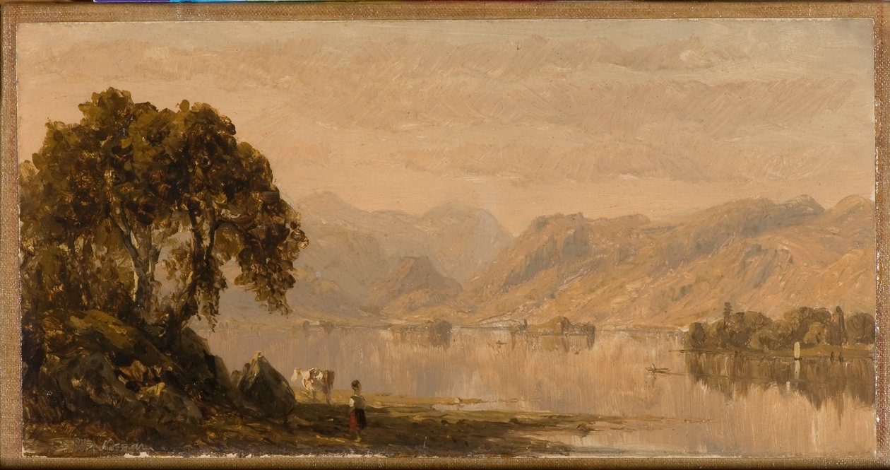 Rydalwater, egy vázlat 1855 (Olaj, vászon) alkotó: Sanford Robinson Gifford