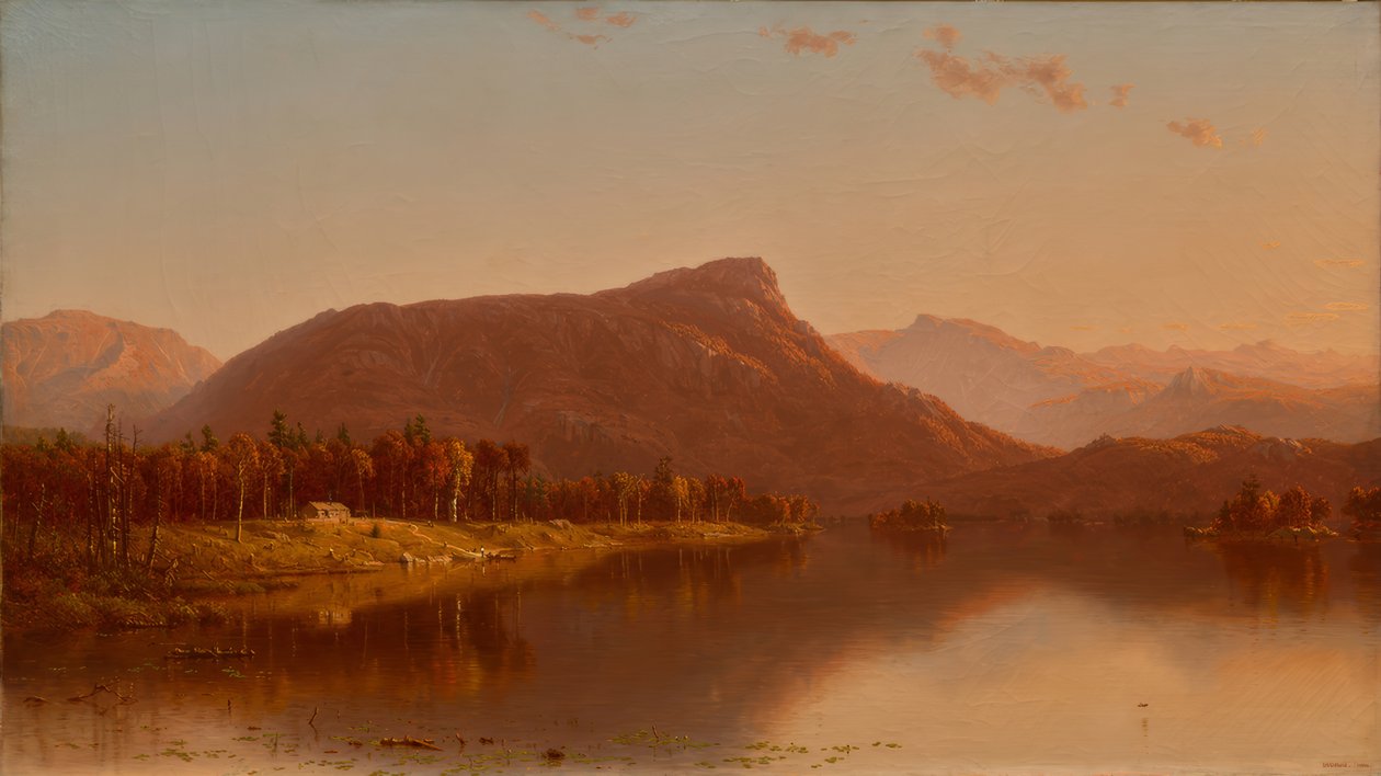 Egy ház a természetben alkotó: Sanford Robinson Gifford