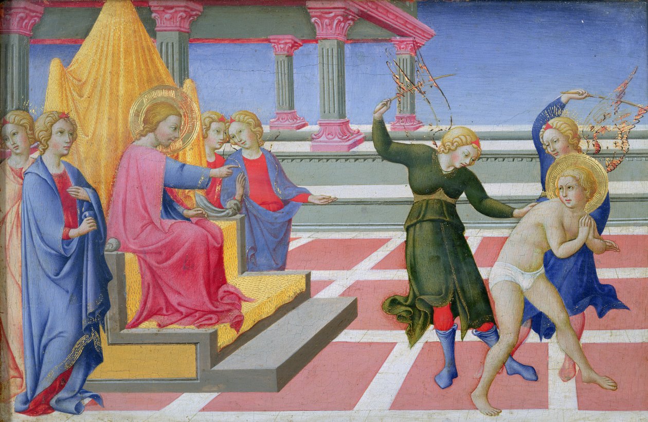 Szent Jeromos álma, 1444 alkotó: Sano di Pietro