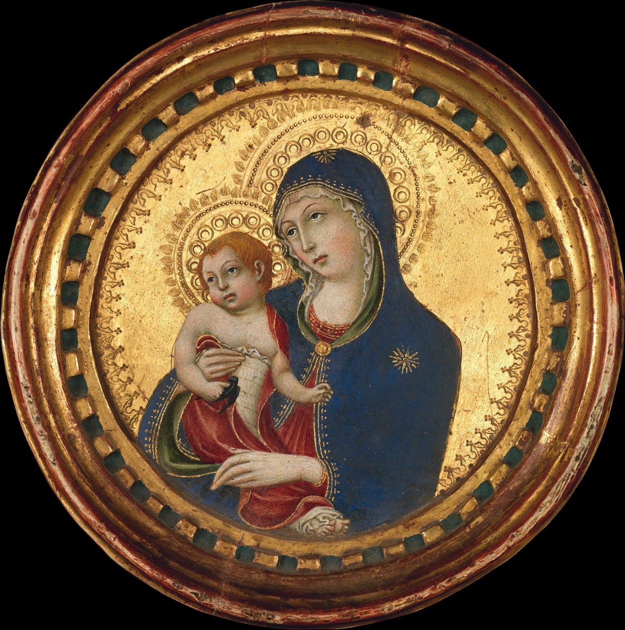 Madonna és gyermek, 15. század közepe. alkotó: Sano di Pietro