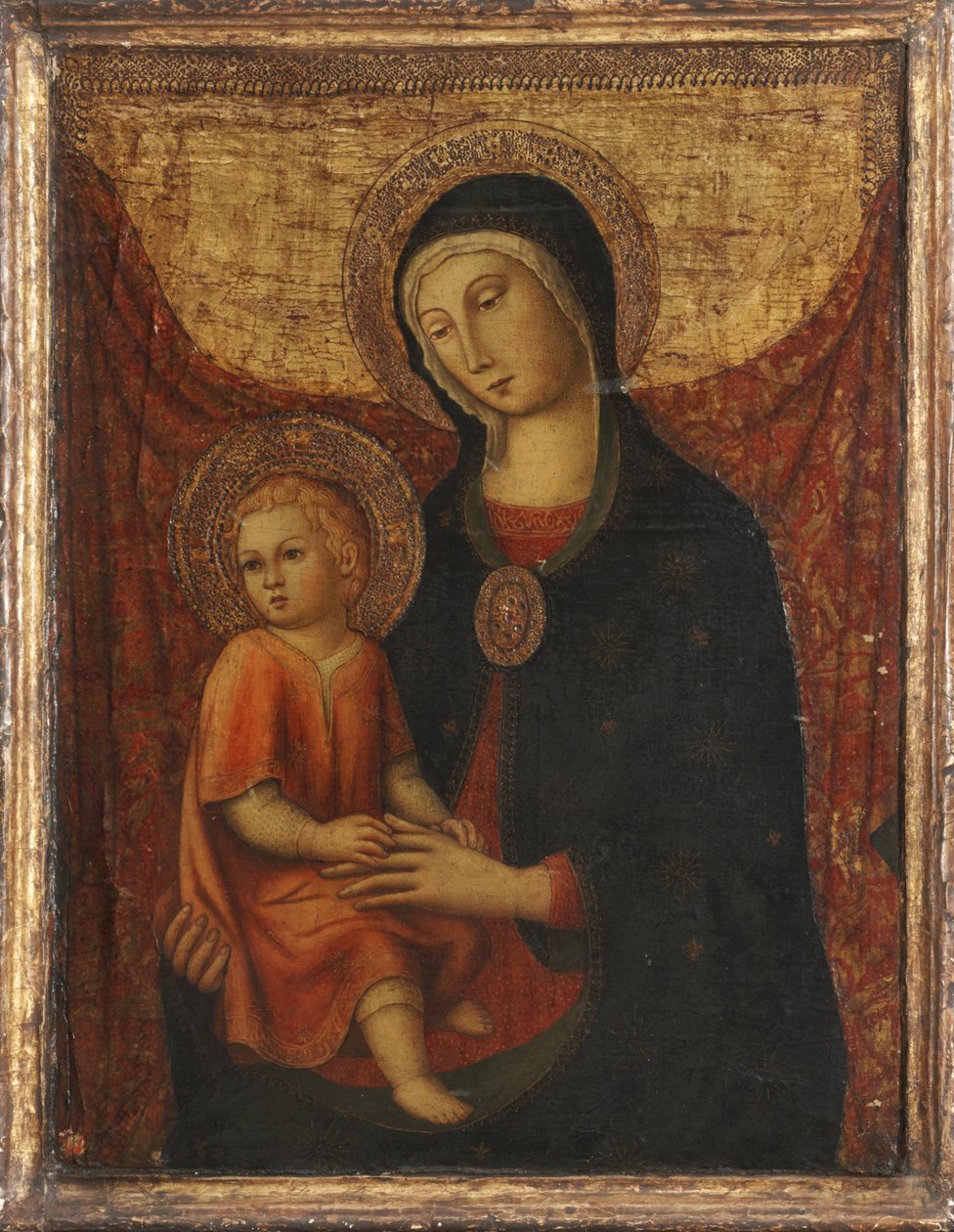 Szűz Mária a gyermekkel alkotó: Sano di Pietro