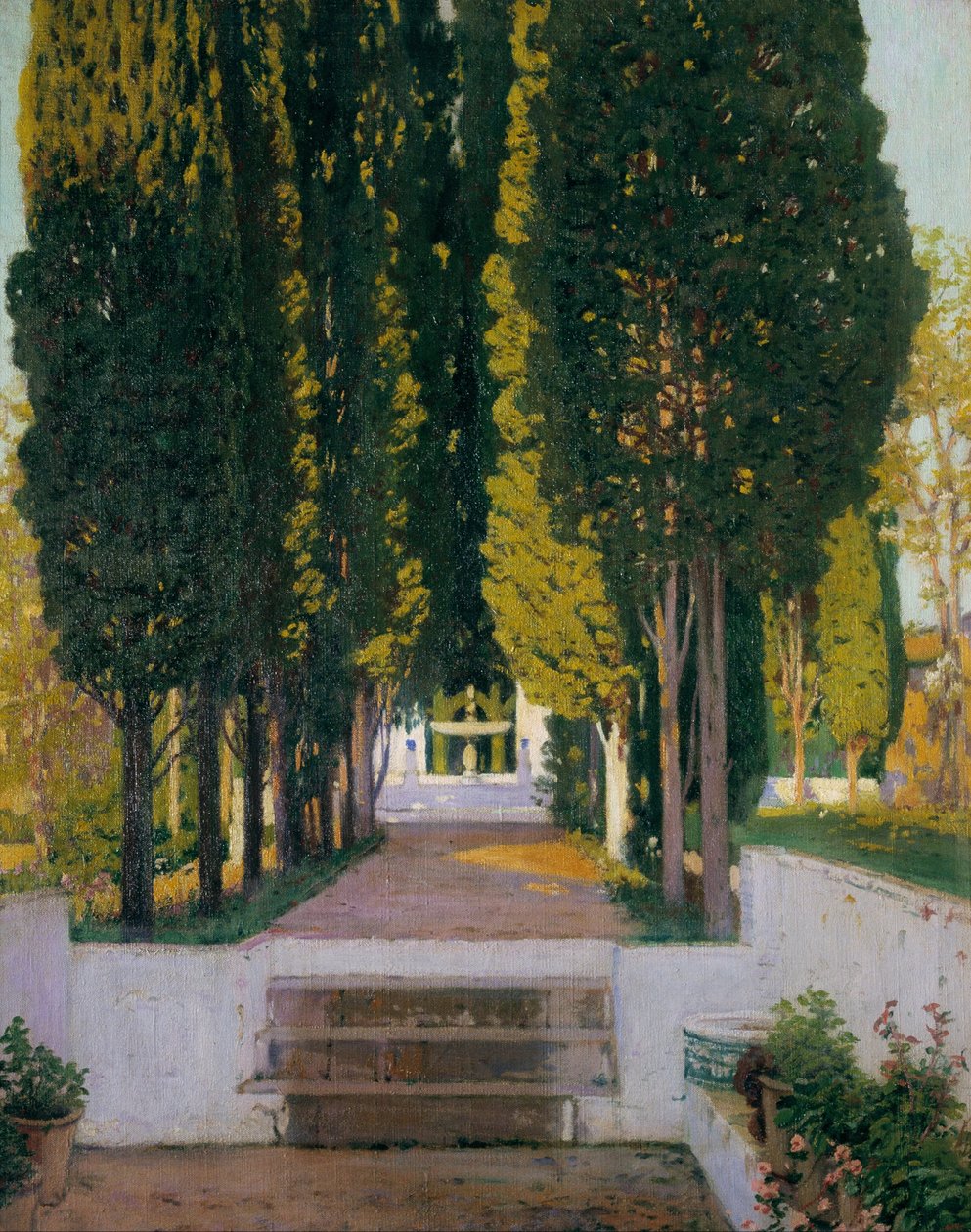 A Generalife kertjei alkotó: Santiago Rusiñol
