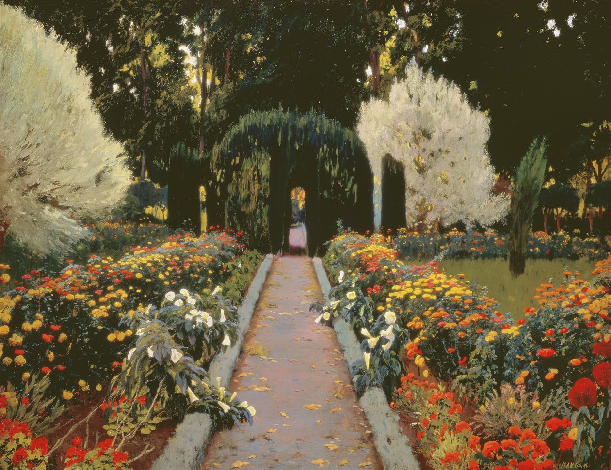 Glorieta II (The Garden at Aranjuez. Arbor II) 1907 alkotó: Santiago Rusiñol