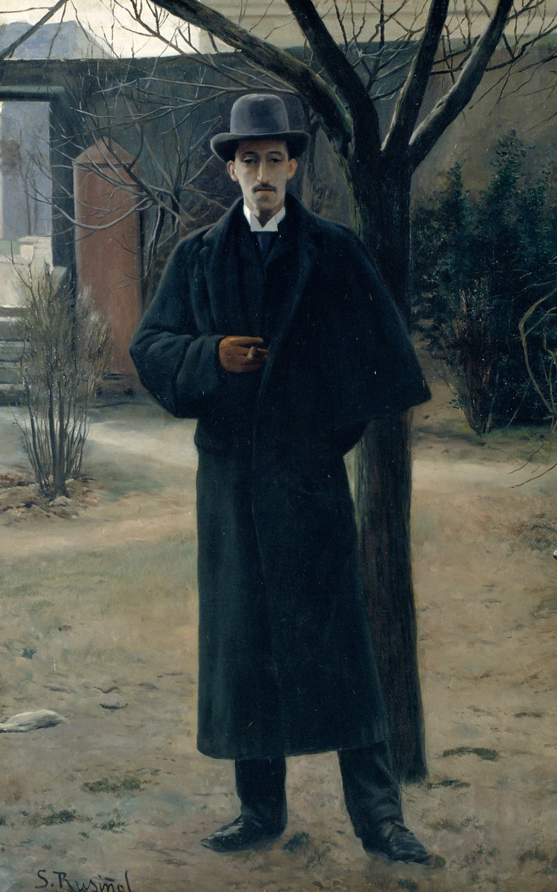 Miquel Utrillo arcképe alkotó: Santiago Rusiñol