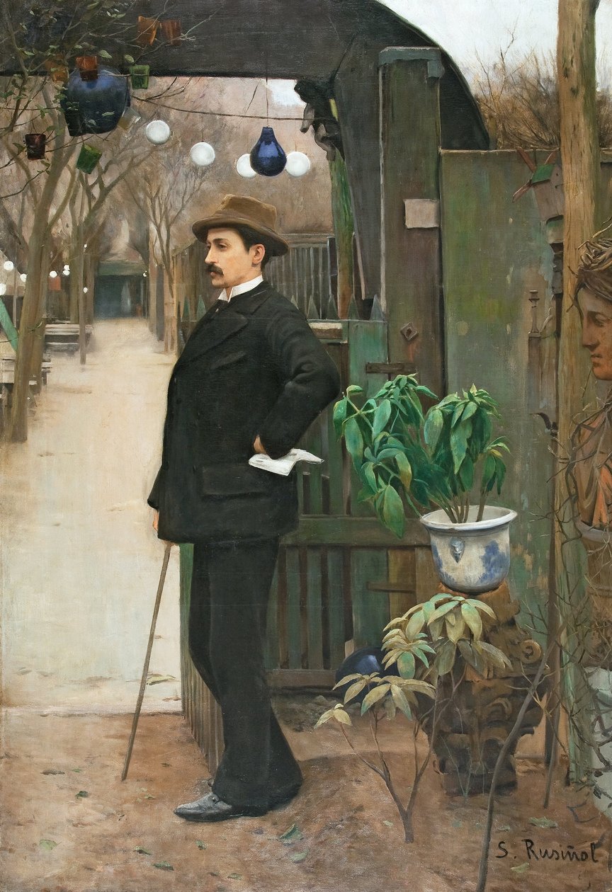 Miquel Utrillo portréja alkotó: Santiago Rusiñol