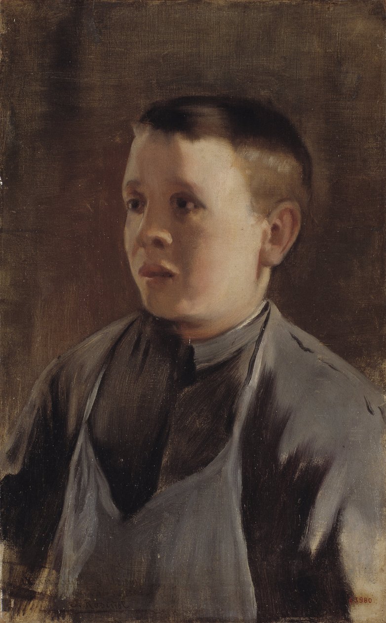 Egy fiú portréja alkotó: Santiago Rusiñol