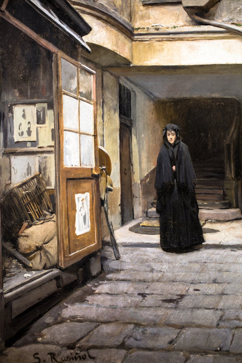 A zálogház alkotó: Santiago Rusinol i Prats