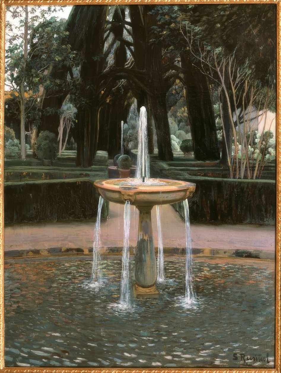 A Generalife forrásai alkotó: Santiago Rusiñol