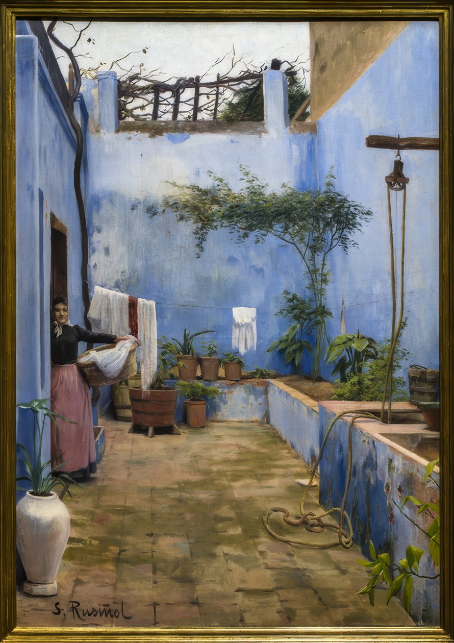 A kék terasz alkotó: Santiago Rusiñol