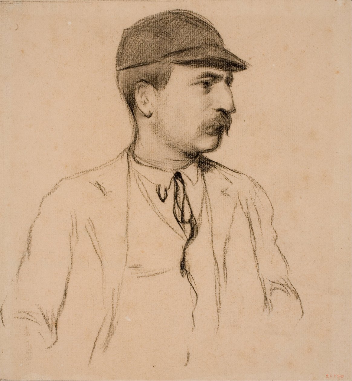 Genís Muntaner portréja alkotó: Santiago Rusiñol