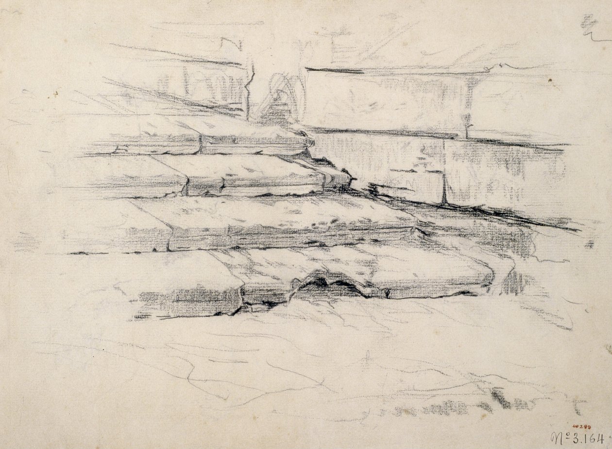 Lépések tanulmányozása alkotó: Santiago Rusiñol