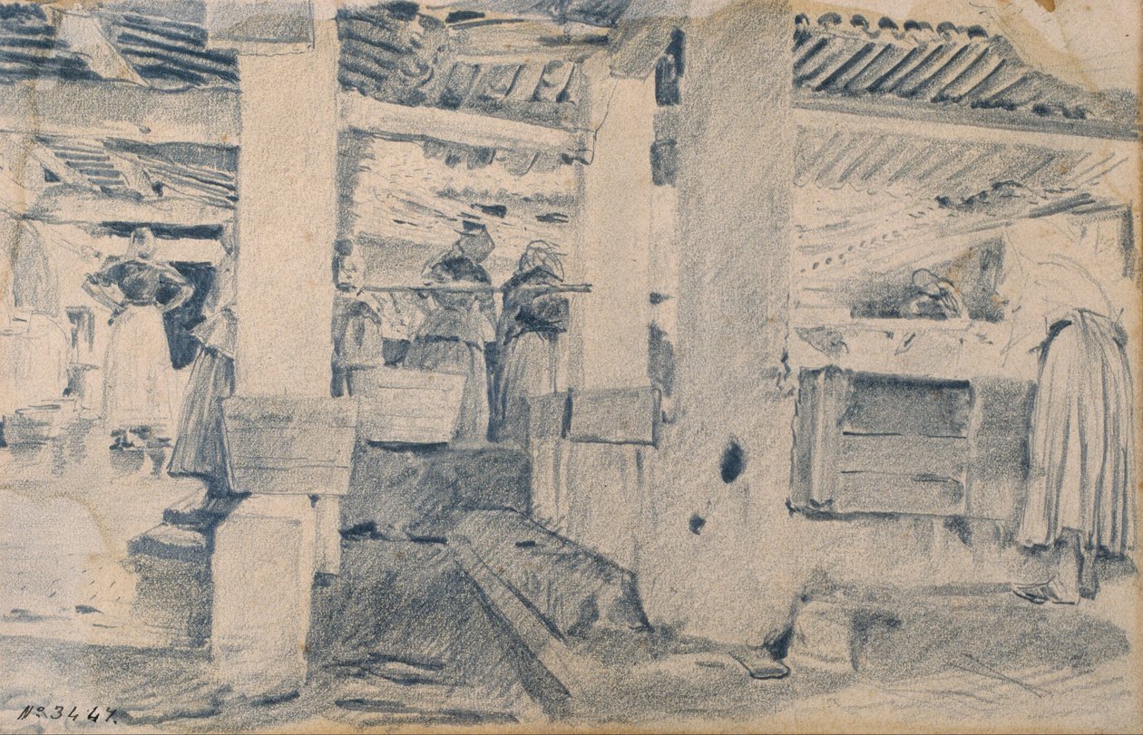Mosóhely belső alkotó: Santiago Rusiñol