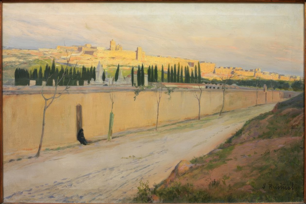 Út a temetőbe alkotó: Santiago Rusiñol