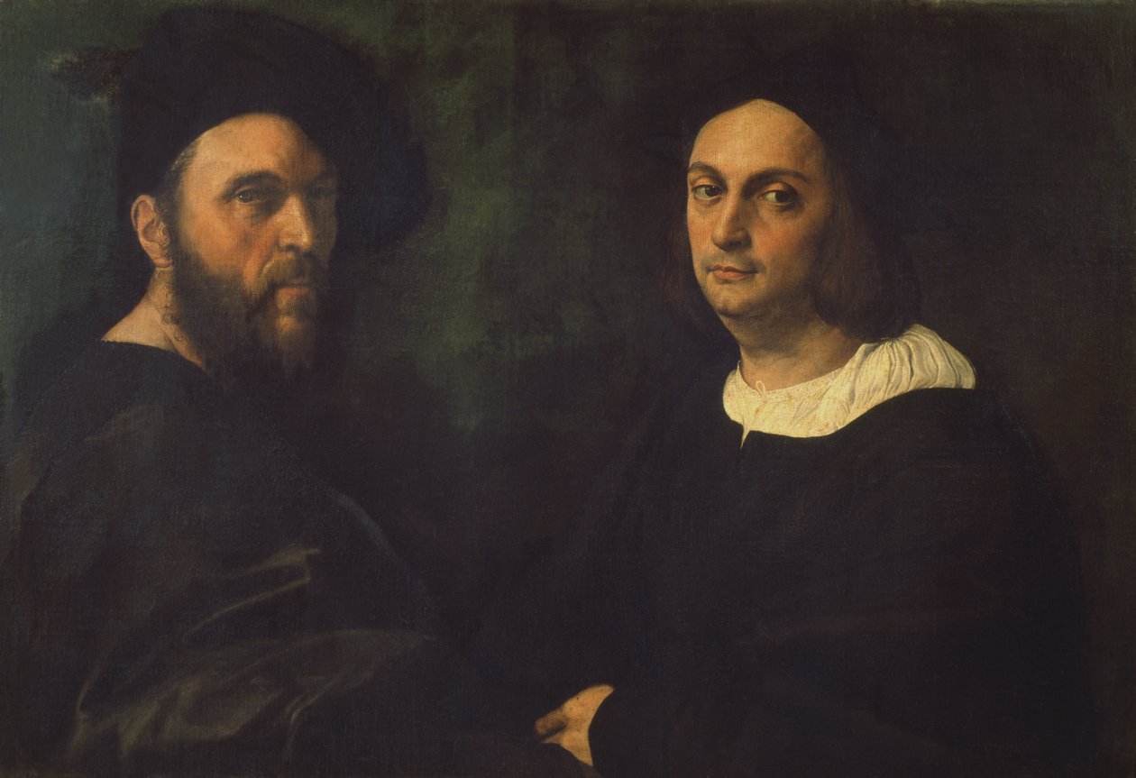 Kettős portré, 1516 körül alkotó: Raffaello Sanzio Raphael