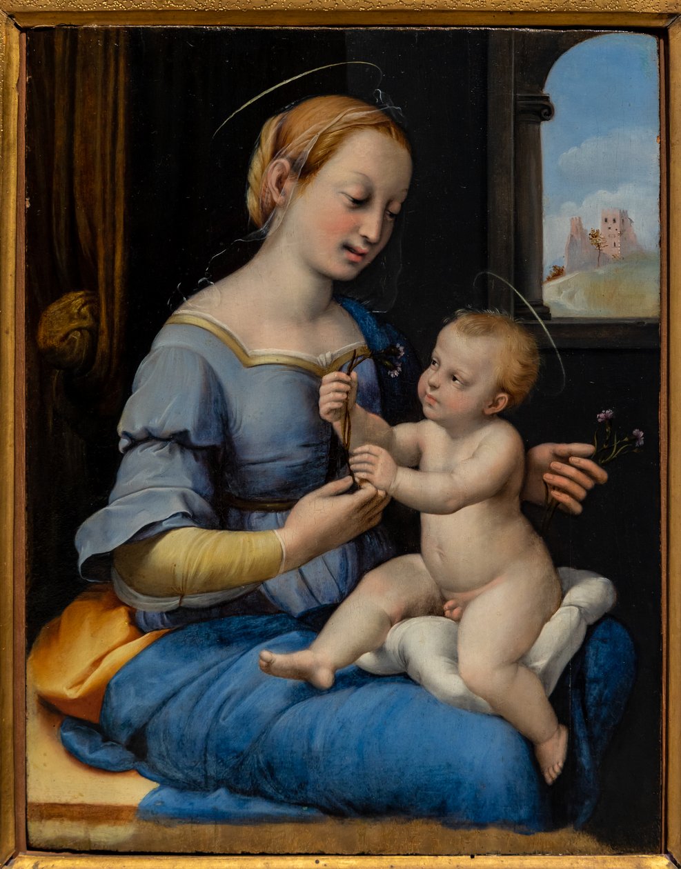 Pink Madonna alkotó: Sanzio of Urbino (workshop) Raphael