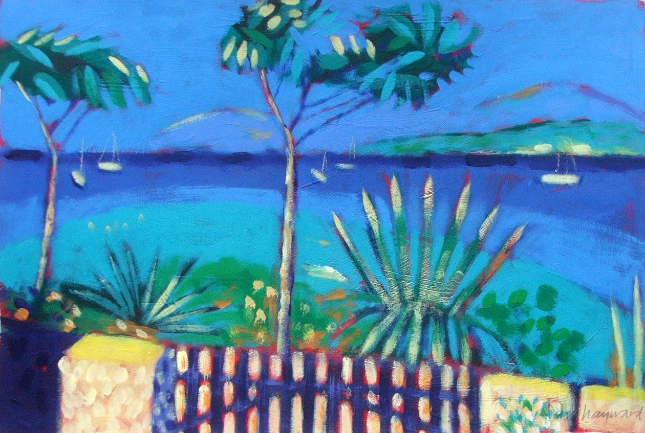 Gate to the Sea (akril a fedélzeten) alkotó: Sara Hayward