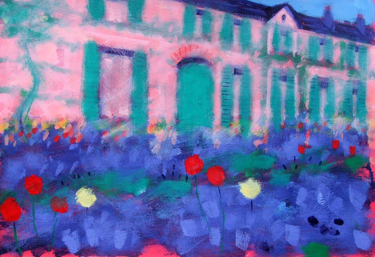Giverny (akril, tábla) alkotó: Sara Hayward
