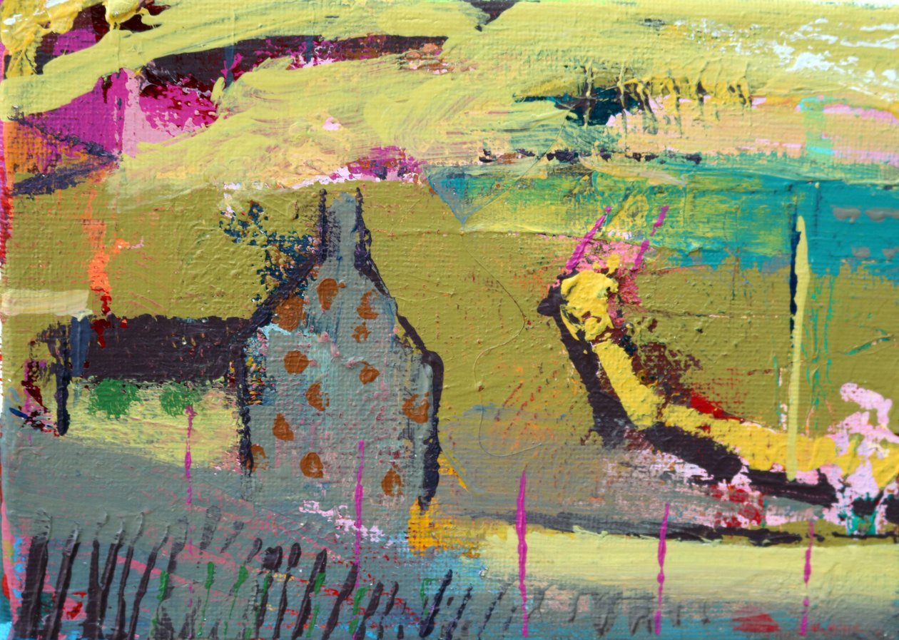 Iona pathway II (akril, vászon) alkotó: Sara Hayward