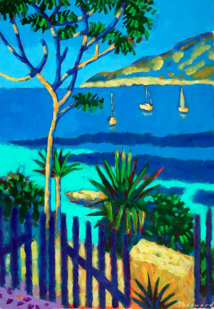La Mer # 2, 2022 (akril, tábla) alkotó: Sara Hayward