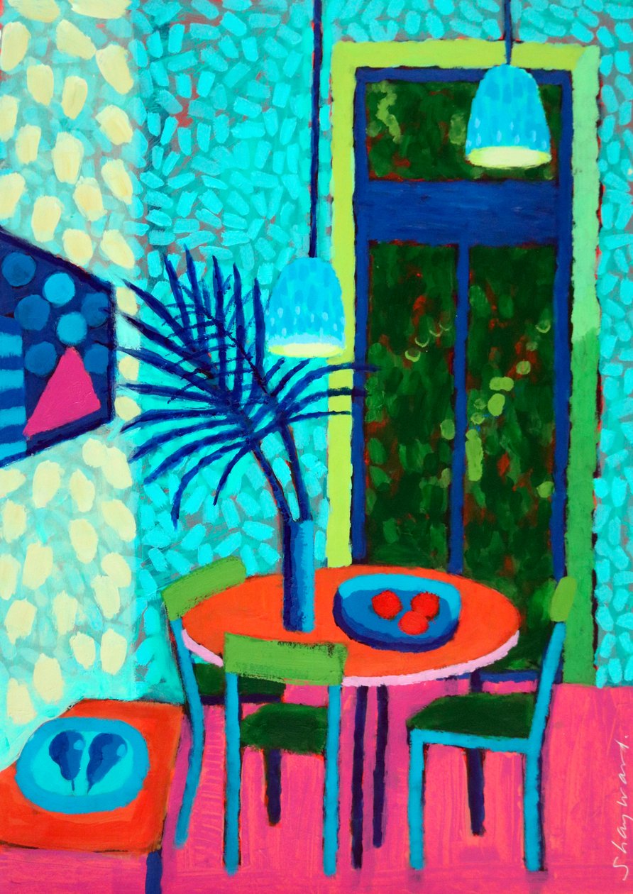 Les Fruits # , 2023 (akril, tábla) alkotó: Sara Hayward