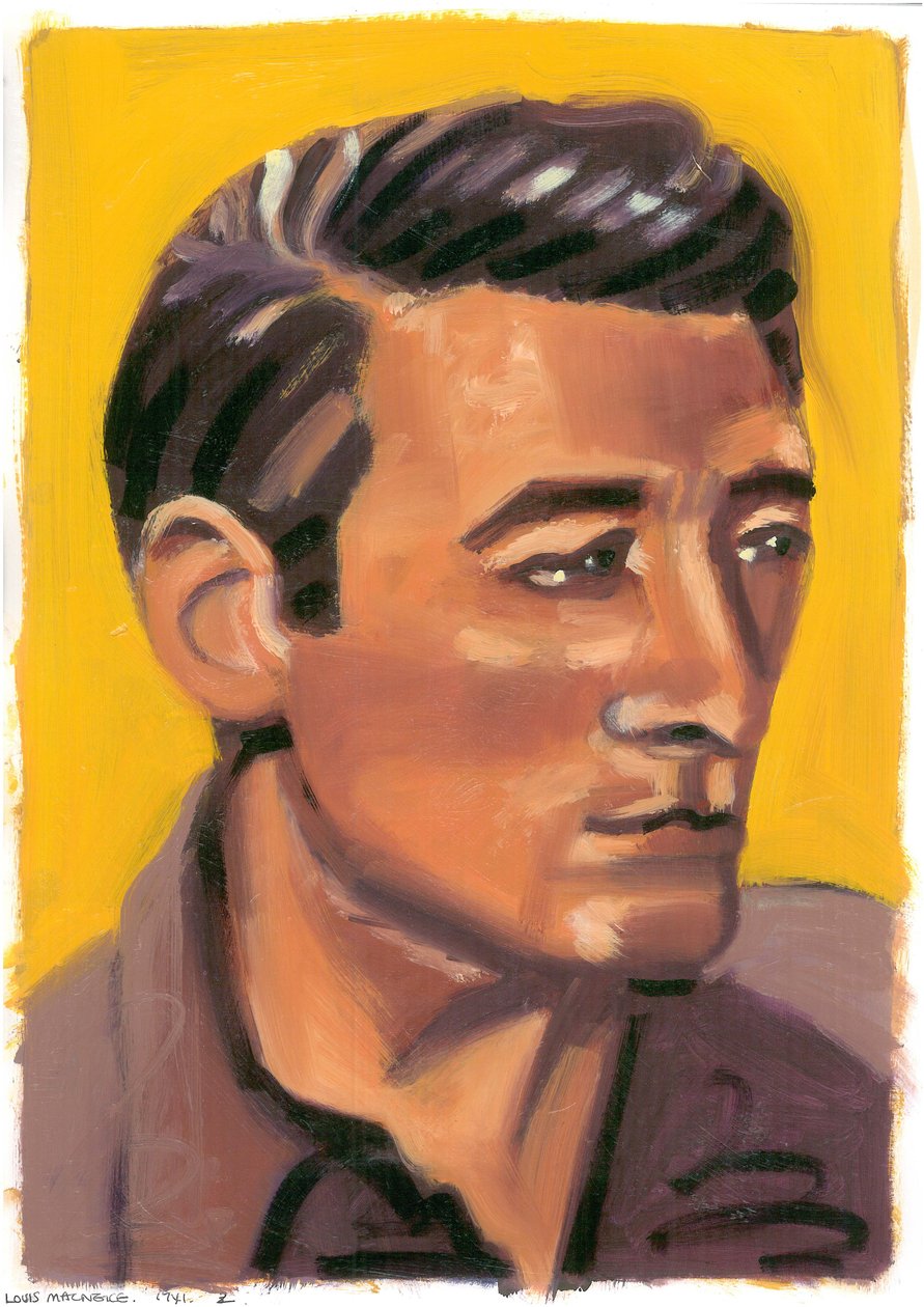 Louis MacNeice, 2008 (olaj, papír) alkotó: Sara Hayward