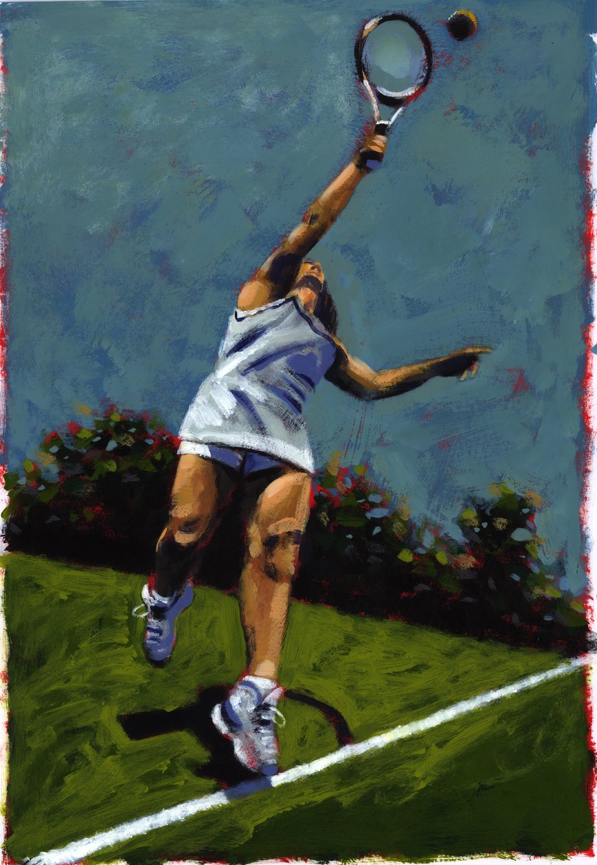 Sportoló, 2009 (akril) alkotó: Sara Hayward