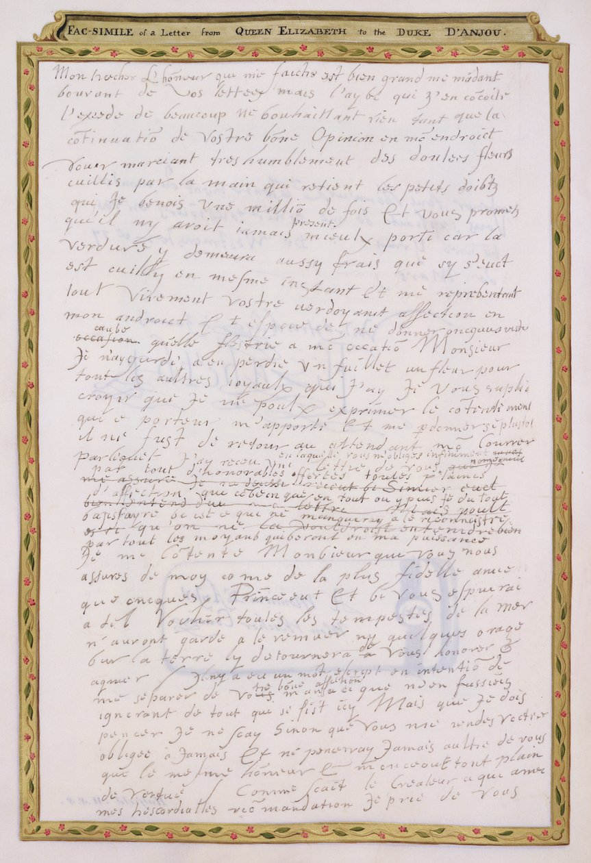 I. Erzsébet Francois de Valois-nak, d