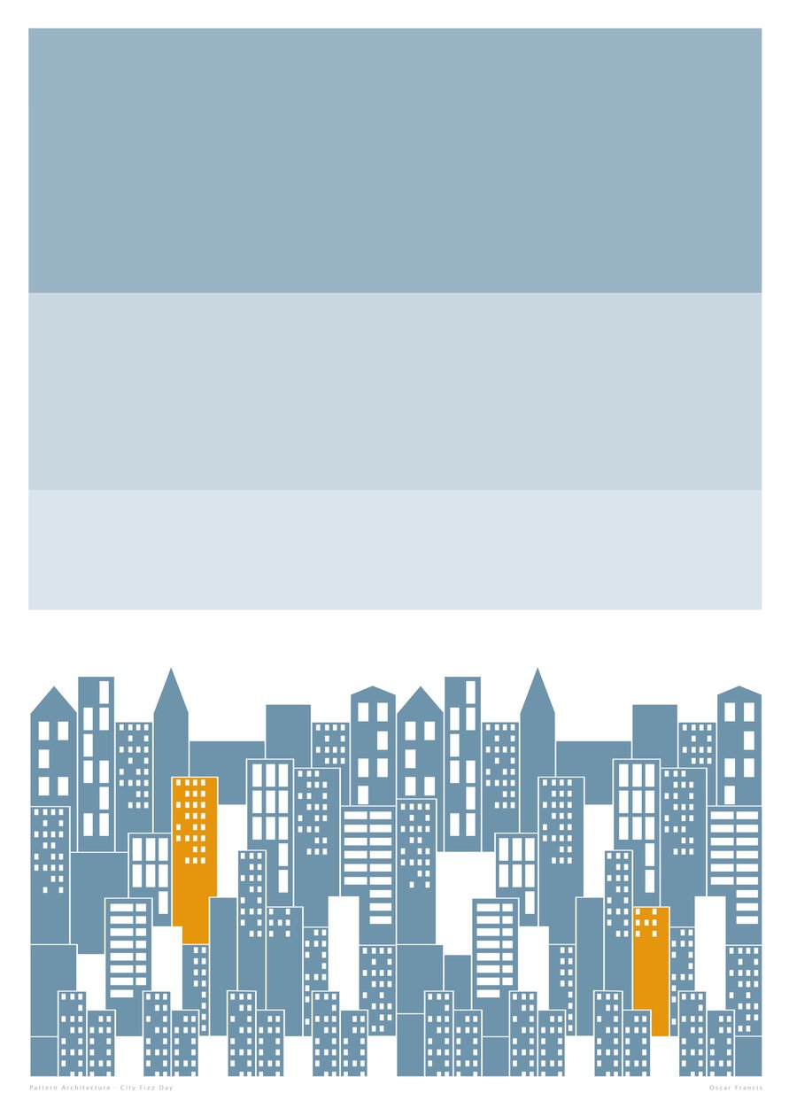 City Fizz Day, 2014 (grafikai giclee nyomat) alkotó: Sarah Evans
