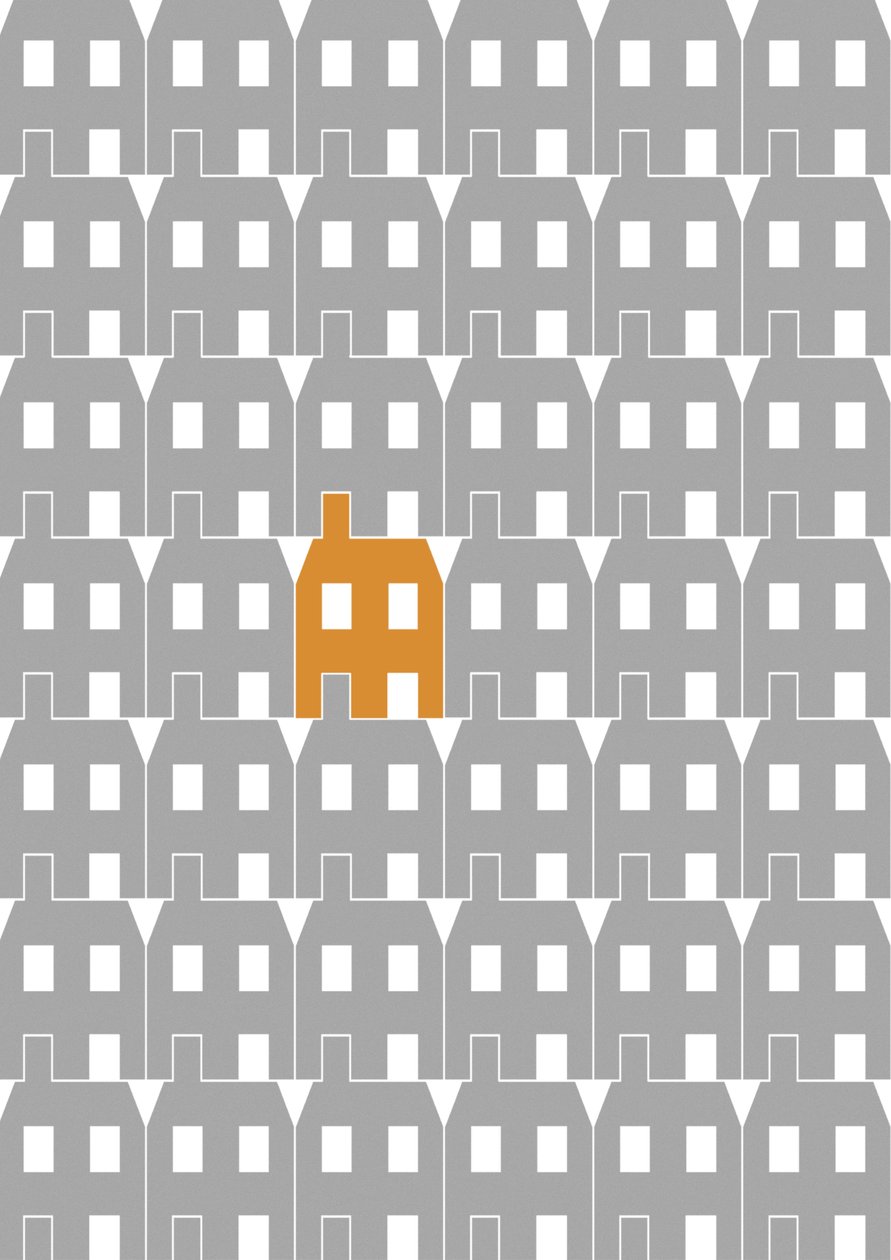 Grey Paper House_Large, 2020 (digitális) alkotó: Sarah Evans