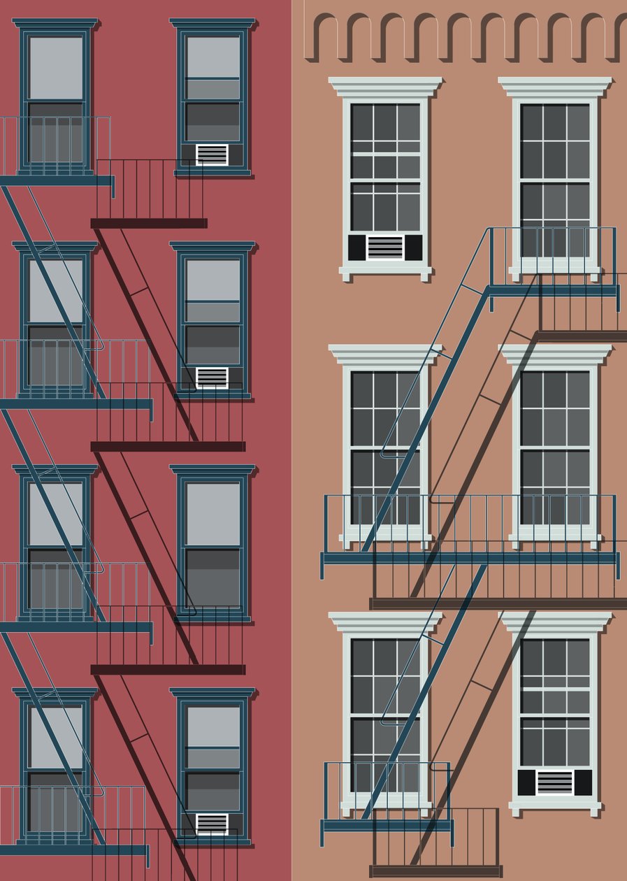 New York Town House, 2017 (digitális) alkotó: Sarah Evans