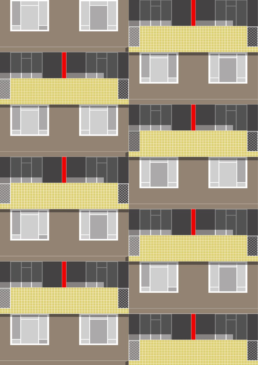 Spa Green Estate, 2017 (digitális) alkotó: Sarah Evans