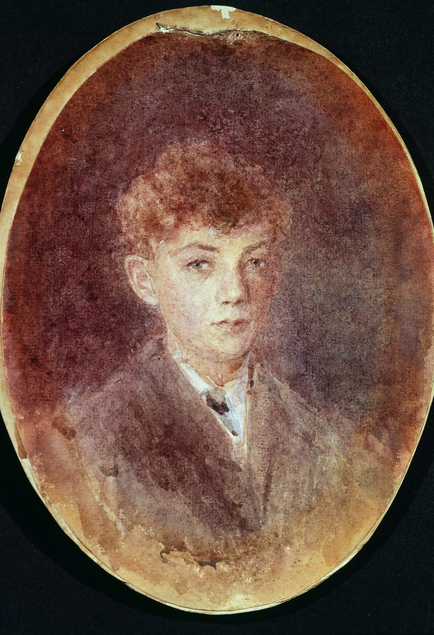 Edward Benjamin Britten portréja (Lowestoft alkotó: Sarah Fanny Hockey