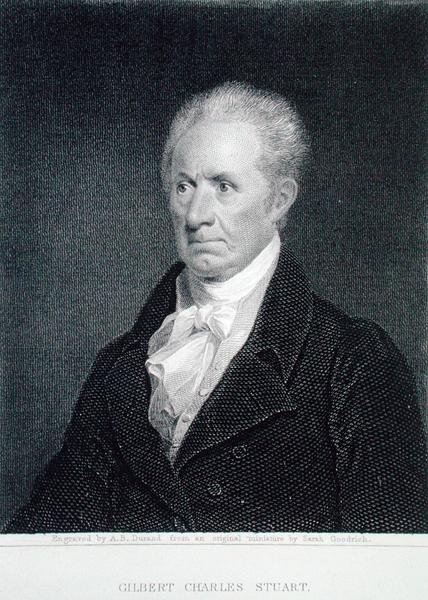 Gilbert Charles Stuart (1755-1828), Asher Brown Durand (1796-1886) metszete egy eredeti miniatűrből (metszet) alkotó: Sarah Goodridge