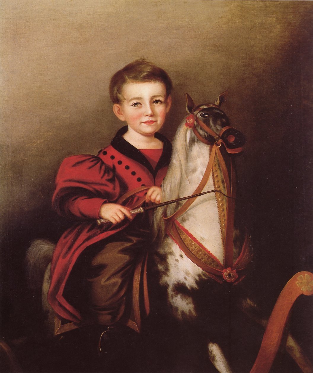 Charles Lavallen Jessop (Boy on a Rocking Horse) alkotó: Sarah Miriam Peale